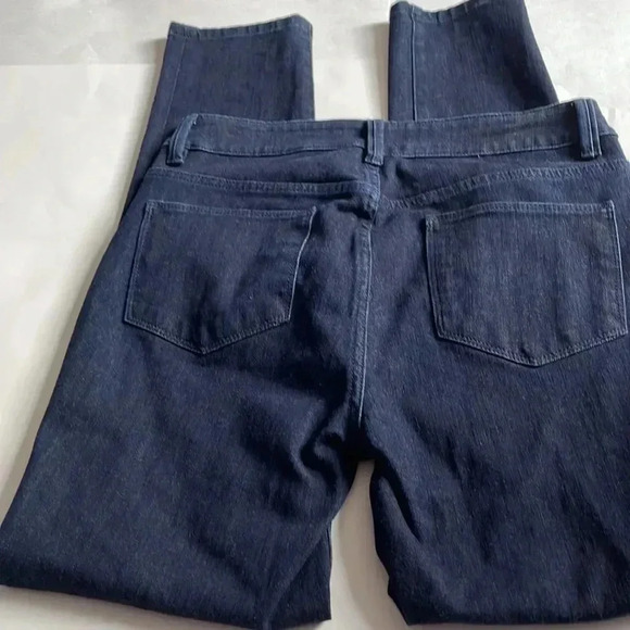 Soft surroundings dark blue denim pull up jeans size XS - Picture 3 of 4
